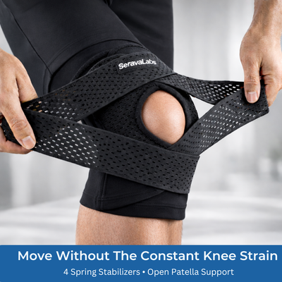 Knee Brace with Side Stabilizers for Meniscus Tear