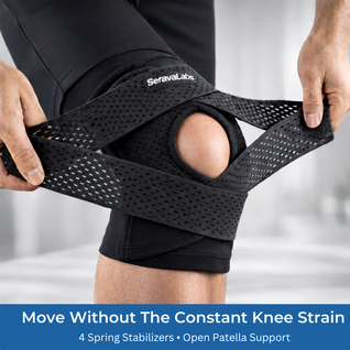 Knee Brace with Side Stabilizers for Meniscus Tear